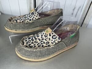 Twisted X Casual Shoes Women's Leather Loafer ECO TWX Dust Leopard Size 6.5